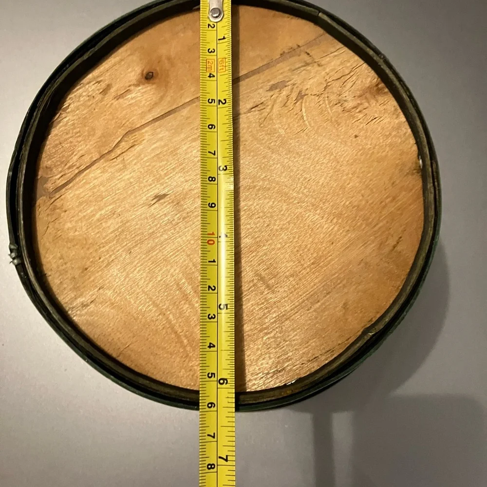 Rustic Thin Wood Planter Basket